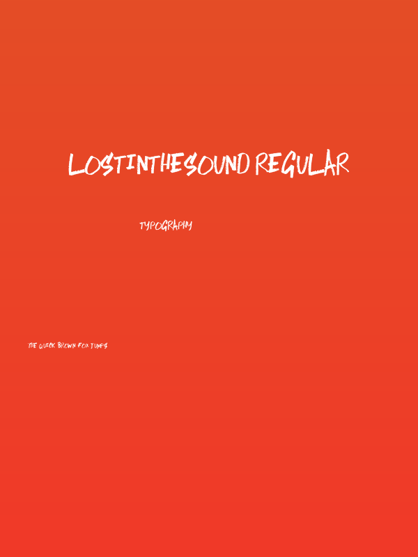 LostintheSound-Regular Poster