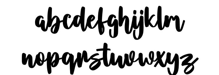 Lostmithy Free Regular Font LOWERCASE