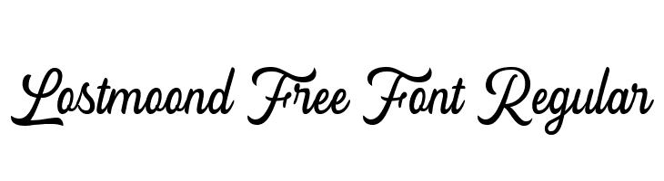 Lostmoond Free Font Regular  フリーフォントのダウンロード
