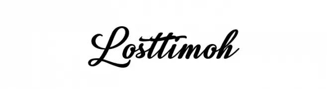 Losttimoh  Frei Schriftart Herunterladen