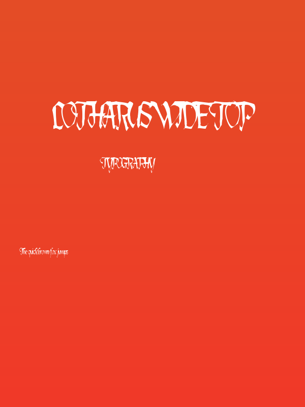 Lotharus Wide Top Poster