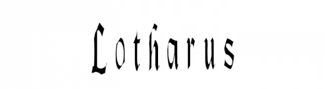 Lotharus  免费字体下载