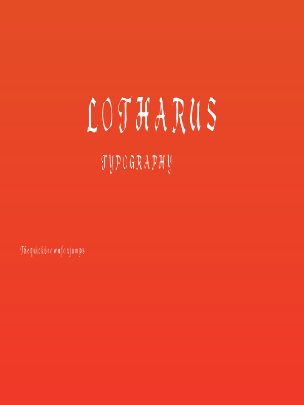 Lotharus Poster