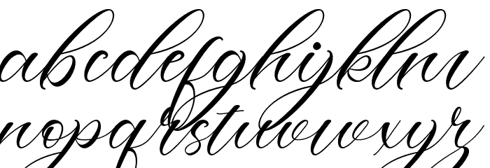 Lotherday Font LOWERCASE