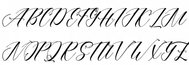 Lotherday Шрифта ВЕРХНИЙ