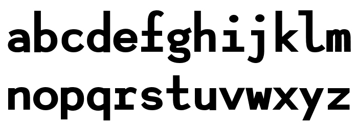 Lotion Black Without Ligatures Font LOWERCASE