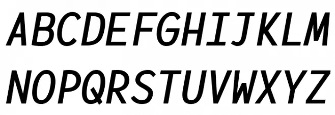 Lotion Bold Italic Without Ligatures Fonte MAIÚSCULAS