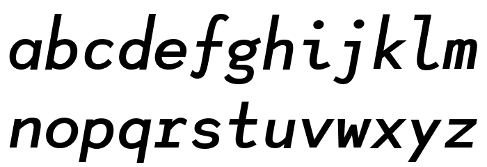 Lotion Bold Italic Without Ligatures Font LOWERCASE