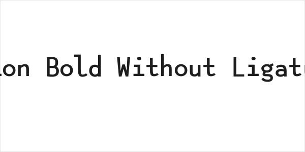 Lotion Bold Without Ligatures Logo