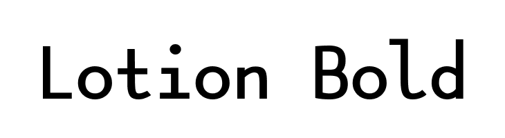 Lotion Bold  नि: शुल्क फ़ॉन्ट्स डाउनलोड