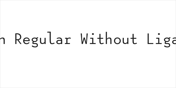 Lotion Regular Without Ligatures Logo