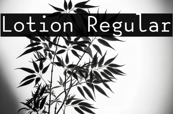 Lotion Regular Example 1