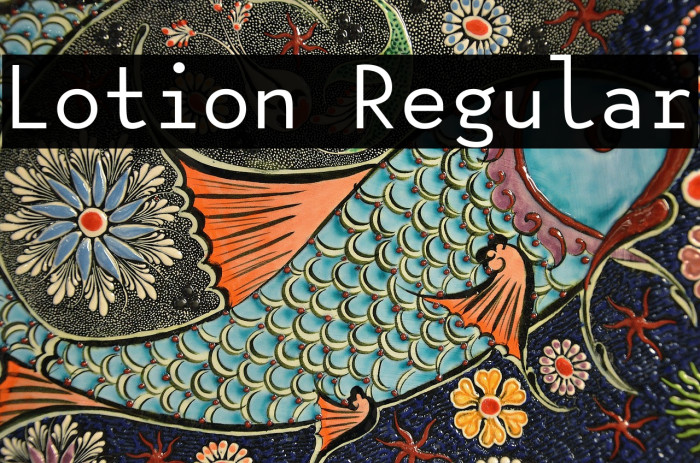 Lotion Regular Example 3