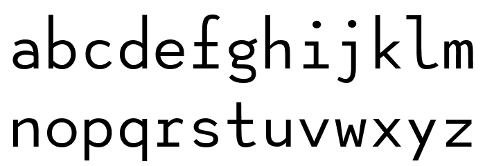 Lotion Regular Font LOWERCASE