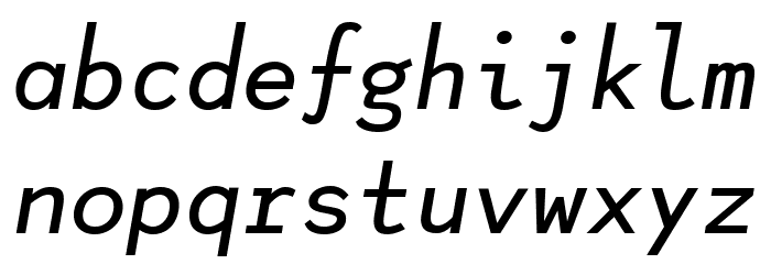 Lotion SemiBold Italic Font LOWERCASE