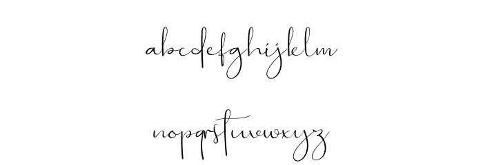 Lotions Font LOWERCASE
