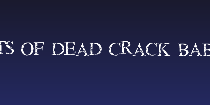 Lots of Dead Crack Babies Social Header
