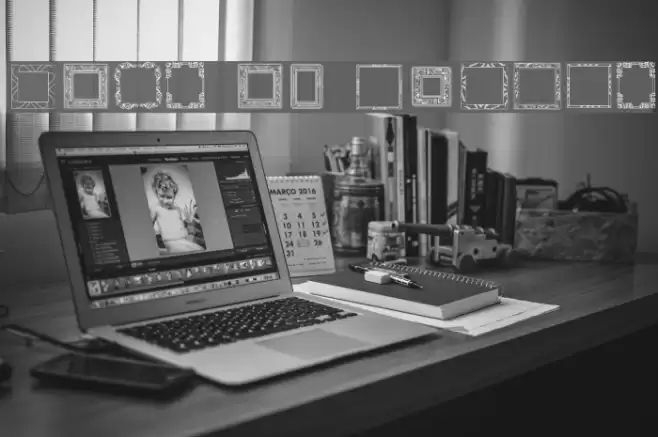 Lots of Frames フォント examples