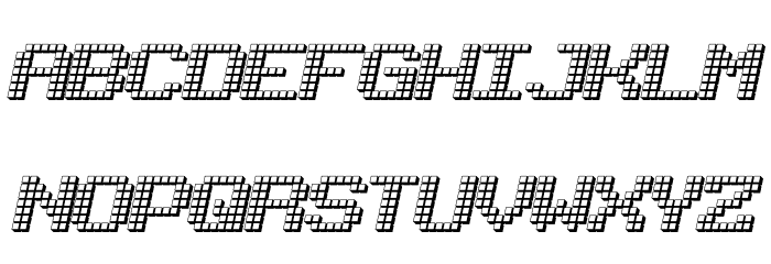 LotsOfDotz Font LOWERCASE
