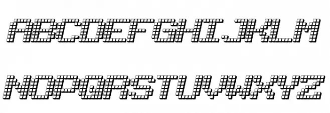 LotsOfDotz Schriftart Groß