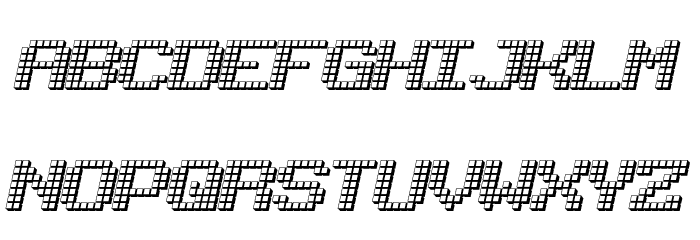 LotsOfDotz Font LOWERCASE