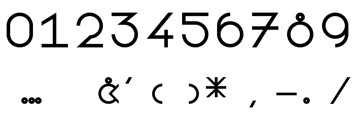 Lotte Paperfang Font OTHER CHARS