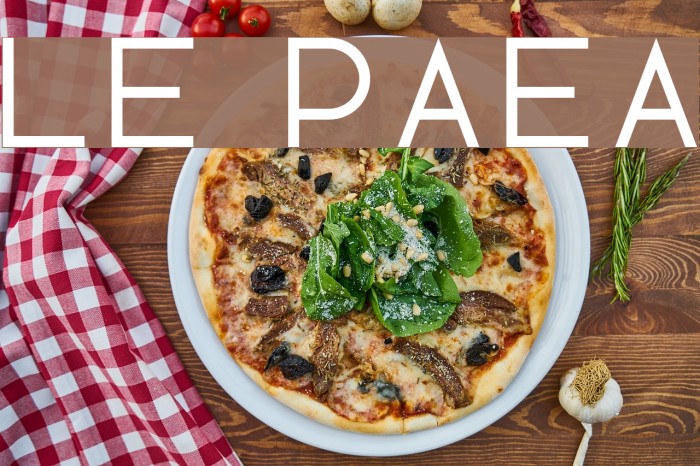Lotte Paperfang Font examples