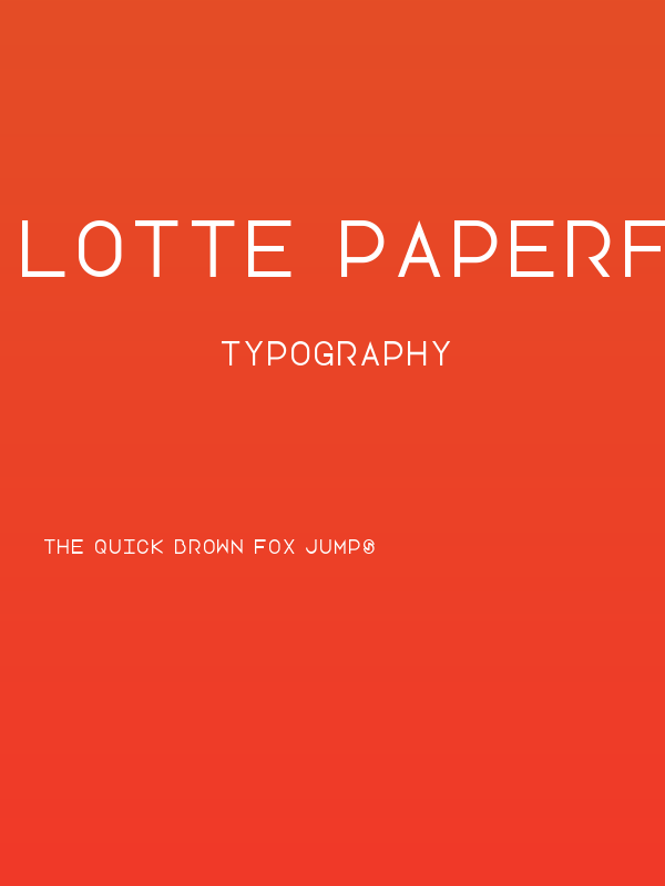 Lotte Paperfang Poster