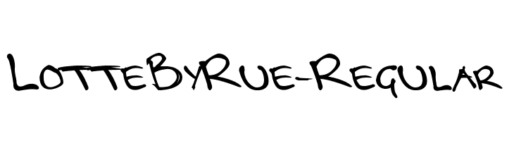 LotteByRue-Regular  नि: शुल्क फ़ॉन्ट्स डाउनलोड