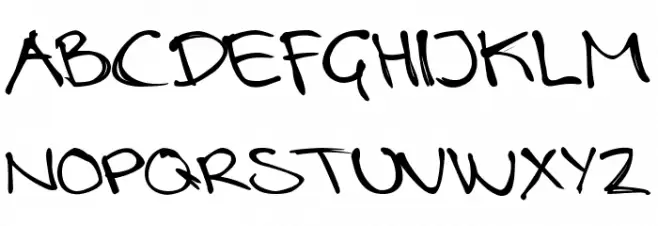 LotteByRue-Regular Шрифта ВЕРХНИЙ