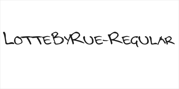 LotteByRue-Regular Logo