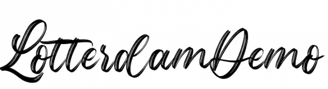 Lotterdam Demo  Frei Schriftart Herunterladen
