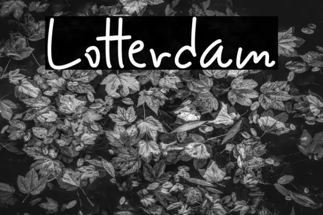 Lotterdam Font examples