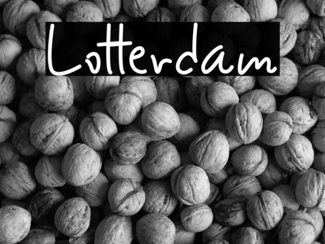 Lotterdam Font examples