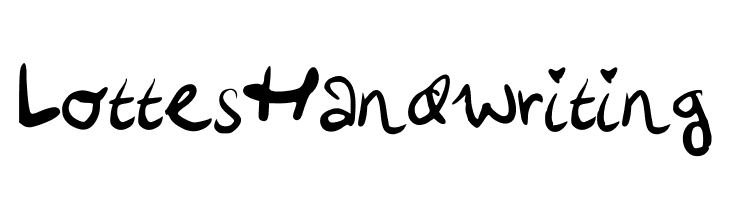 LottesHandwriting  Free Fonts Download