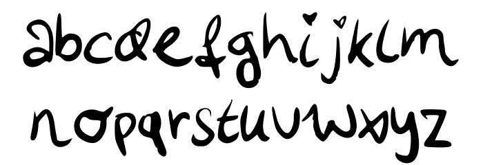 LottesHandwriting Polices MINUSCULES