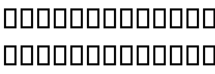 Lotus Font LOWERCASE