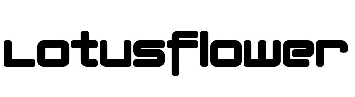 Lotusflower  les polices de caractères gratuit tlcharger
