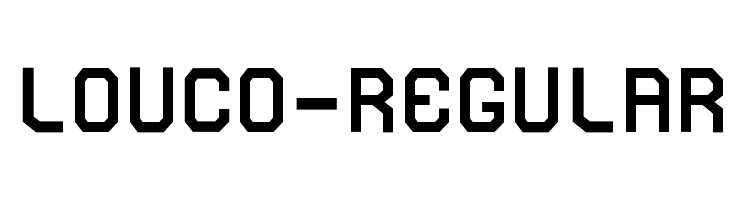 Louco-Regular  免费字体下载