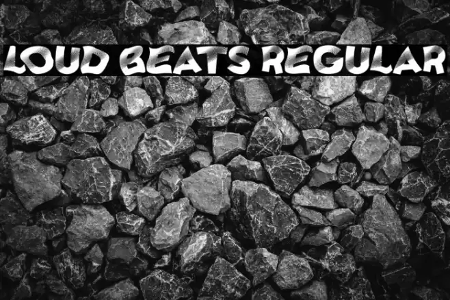Loud Beats Regular Font examples