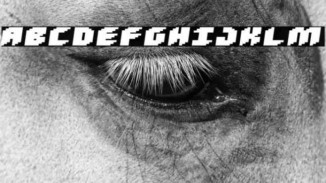 Loud noise Black Skew Font examples