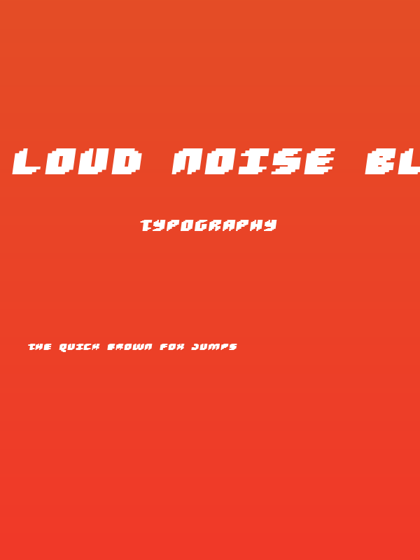 Loud noise Black Skew Poster