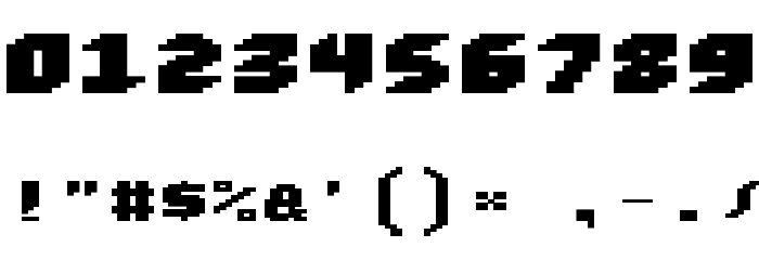 Loud noise Black Font OTHER CHARS