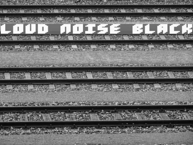 Loud noise Black Font examples