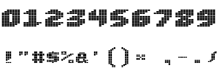 Loud noise Font OTHER CHARS