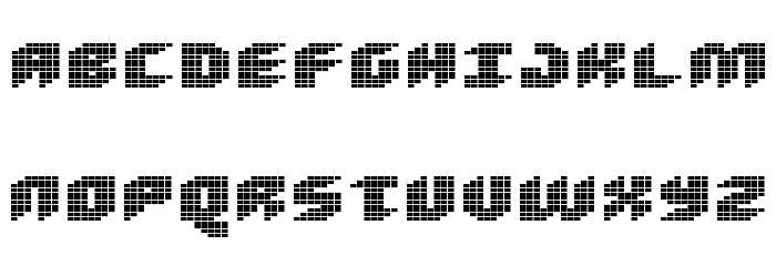 Loud noise Font LOWERCASE