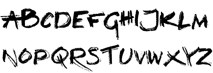 LoudandClear-Regular Font LOWERCASE