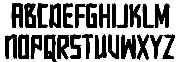 Loudhailer Font LOWERCASE
