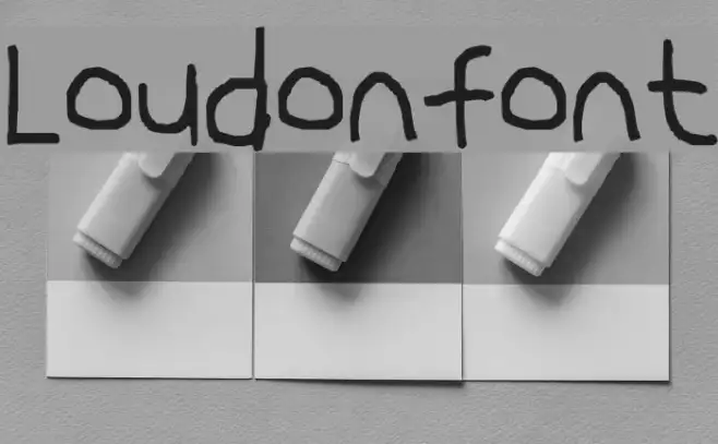 Loudonfont Example 1