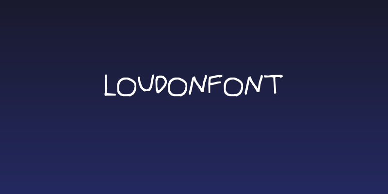 Loudonfont Social Header
